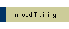 Inhoud Training